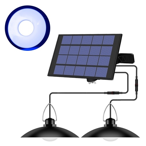 Image of ID 1300837335 Solar Powered Pendants Light with Adjustable Panel Auto ON/OFF Lighting Sensor IP65 Water-resistant Hanging Lamp for Outdoor/Indoor Garden Patio Yard Storage
