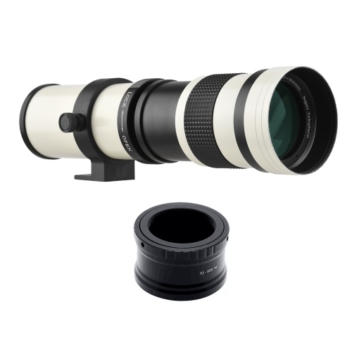 Image of ID 1300837513 Camera MF Super Telephoto Zoom Lens F/83-16 420-800mm T2 Mount with M-mount Adapter Ring 1/4 Thread