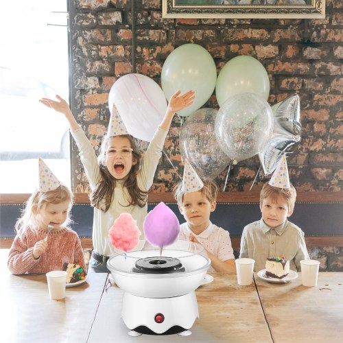 Image of ID 1300841192 Household Marshmallow Machine Homemade Kid's Marshmallow Machine 400W High Power Pure Copper Motor with Splash Plate Pink US Plug