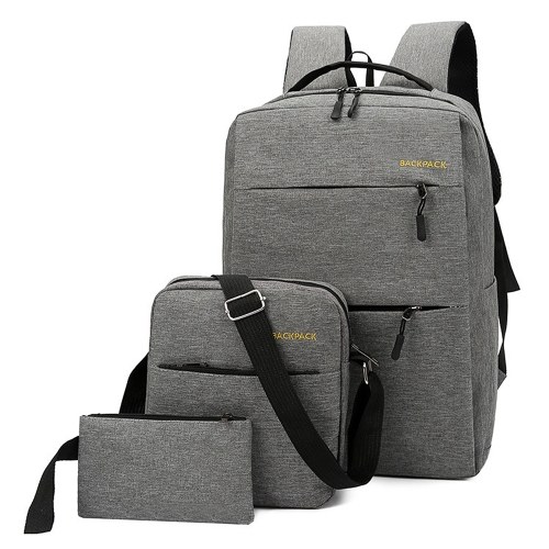 Image of ID 1300844133 3 pcs Backpack Combo Set Laptop Backpack Water Resistant Business Travel Bag with USB Charging Port College School Computer Backpack Travel Casual Hiking Daypack 16 Inch Computer