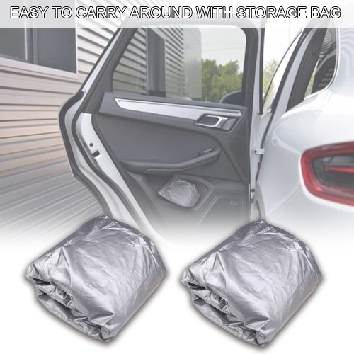 Image of ID 1300846272 Car Cover Full Covers with Reflective Strip Sunscreen Protection Dustproof UV Scratch-Resistant for 4X4/SUV Business Car