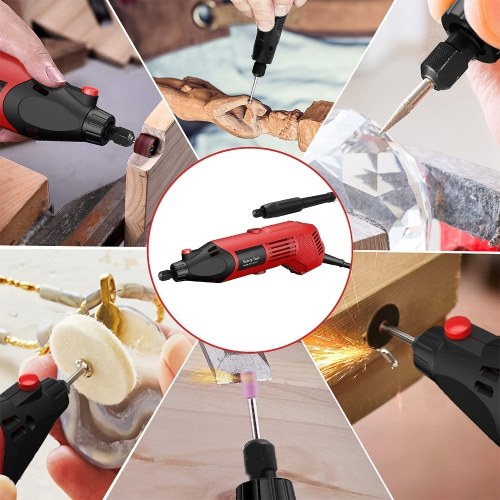 Image of ID 1300846282 Rotary Tool 160W Multi-Functional Tool Varible Speed 8000-35000rpm Perfect for DIY Creations Craft Projects Drilling Cutting Sanding Polishing and Engraving