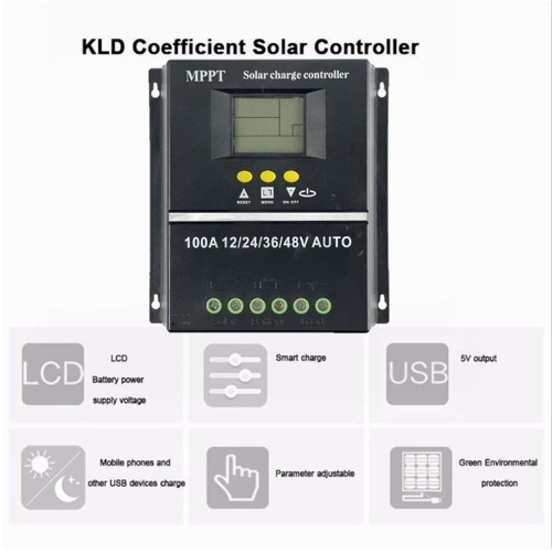 Image of ID 1300854829 Voltage Automatic Identification Solar MPPT Controller LCD Display Off-grid System Electrical Power Generating Systems for Rechargeable Lithium Battery Leadacid Cell