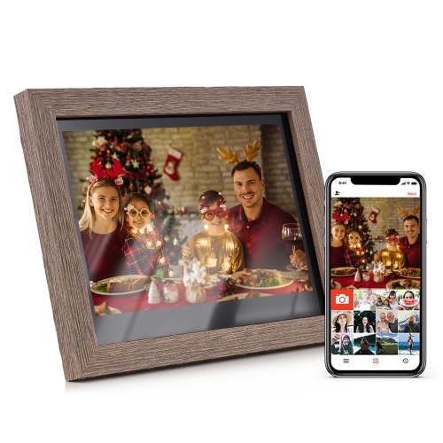 Image of ID 1300856776 Andoer 101 Inch WiFi Digital Photo Frame Cloud Digital Picture Frame with Backside Stand
