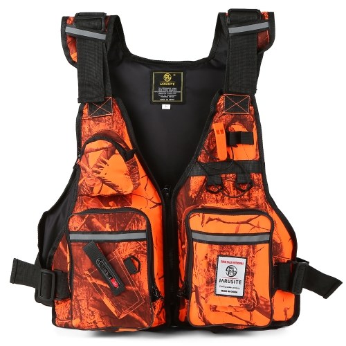 Image of ID 1300858282 Multi-Pockets Fly Fishing Jacket Buoyancy Vest with Water Bottle Holder for Kayaking Sailing Boating Water Sports
