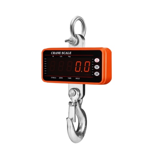 Image of ID 1300858553 1500kg/ 3306lbs Digital Hanging Scale with 65ft Remote Control Portable Heavy Duty Crane Scale Dimmable LED Industrial Hook Scales Unit Change/ Data Hold/ Tare/ Zero for Construction Site Travel Market Fishing Outdoor Work