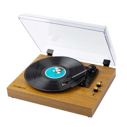 Image of ID 1300858930 Vinyl Records LP Turntable Retro Record Player Built-in Speakers Vintage Gramophone