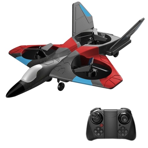Image of ID 1300859487 24GHz Remote Control Plane Gliding Aircraft Flight Toys Gyroscope Stabilization with LED Lights Headless Mode One Key Return