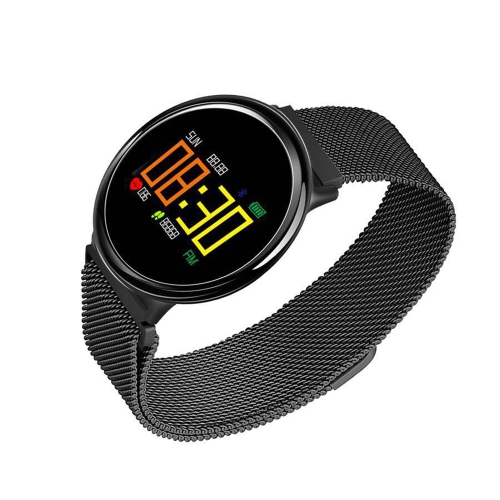 Image of ID 1300859831 HB08 Smart Colorful Screen Bracelet With Classic steel Magnetic Watchband