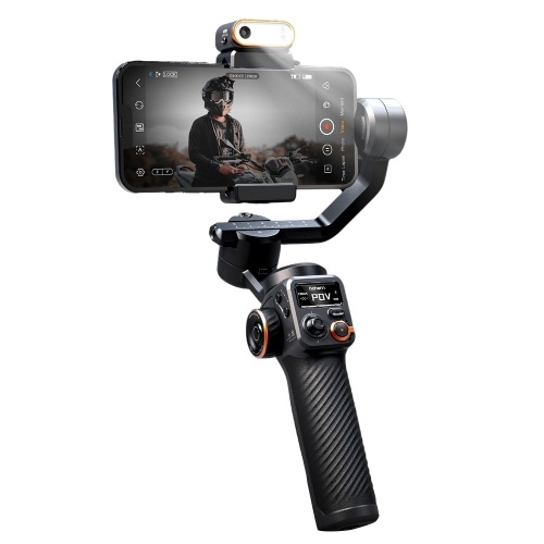 Image of ID 1309827572 hohem iSteady M6 Kit 3-Axis Smartphone Gimbal Stabilizer with AI Vision Sensor and Fill Light Module