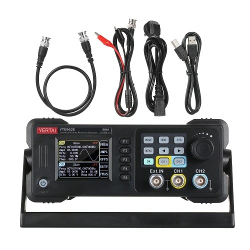 Image of ID 1309827592 Dual-channel Function Arbitrary Waveform Generator 200MSa/S Sampling Rate 8k Storage Depth Signal Source with 24-inch TFT LCD Digital Screen 60M