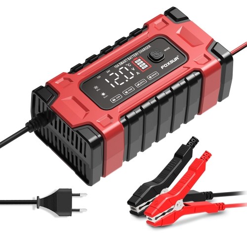 Image of ID 1309827740 FOXSUR Automatic Battery Chargers 12V/10A 24V/5A Intelligent Pulse Repairing Charge Device