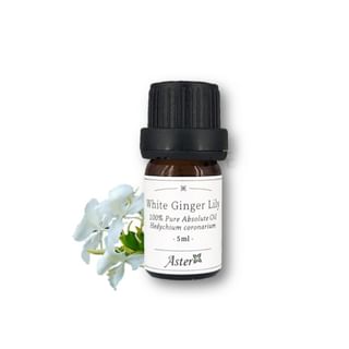Image of ID 1312441878 Aster Aroma - 100% Pure Absolute Oil White Ginger Lily Hedychium Coronarium 5ml