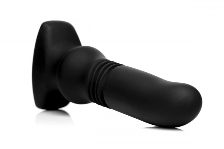 Image of ID 1334485766 Thunder Plugs Silicone Vibrating and Thrusting Plug - Black