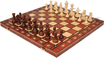 Image of ID 1335601692 Consul Traditional Folding Chess Set - Brown