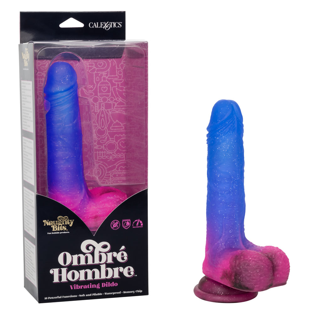 Image of ID 1347765183 Naughty Bits Ombre Hombre Vibrating Dildo