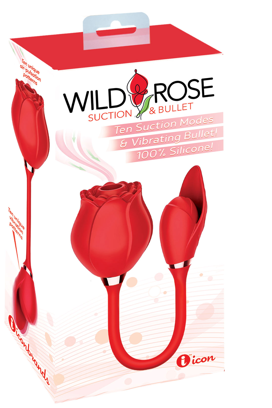 Image of ID 1347770038 Wild Rose Suction and Bullet - Red