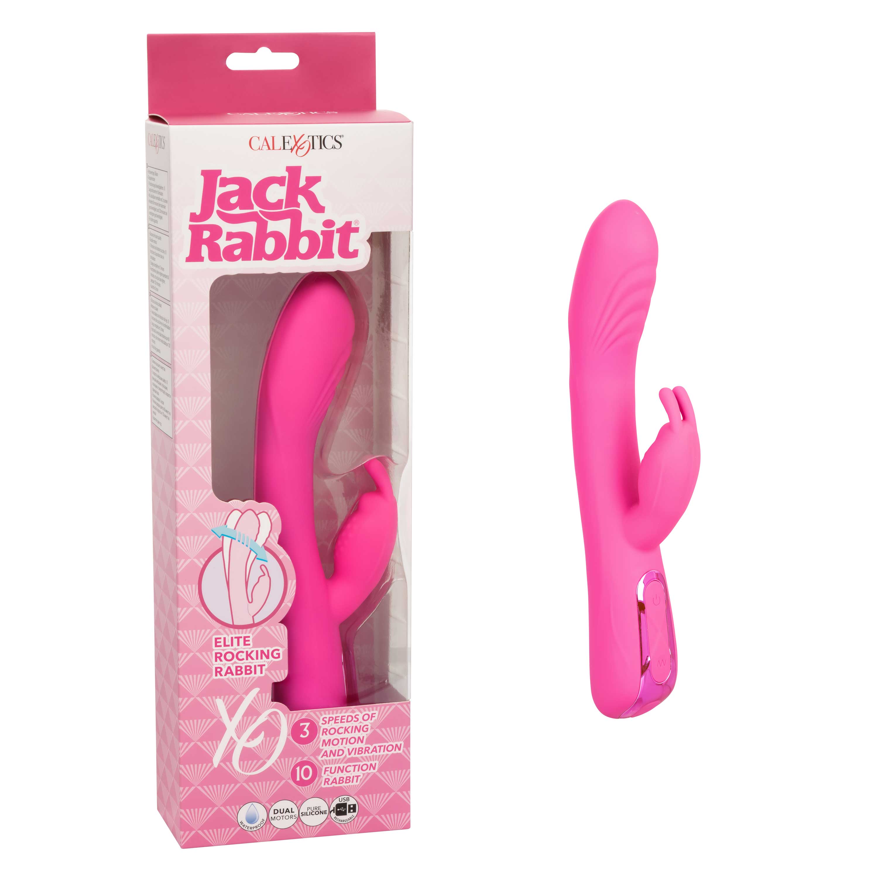 Image of ID 1347770792 Jack Rabbit Elite Rocking Rabbit - Pink