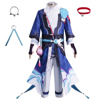 Image of ID 1350590535 Honkai: Star Rail Yanqing Cosplay Costume / Wig / Set