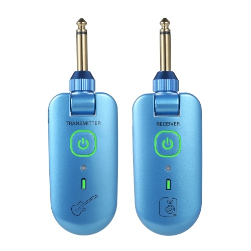 Image of ID 1352894072 double W3 Portable UHF Wireless Guitar Transmitter and Receiver Set