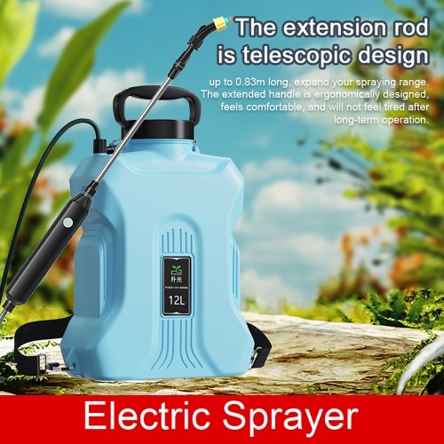 Image of ID 1352894123 12L Rechargeable Shouldered Sprinkler Handheld Electric Sprayer Agriculture Tools Watering Can Atomizing Watering Bottle Water Sprayer Garden Plants Sprayer