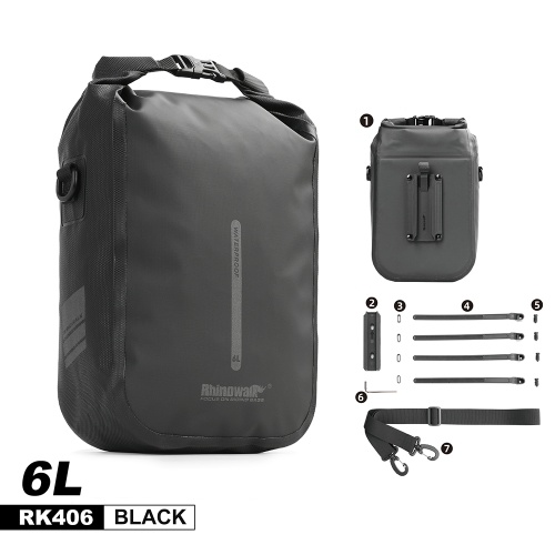 Image of ID 1352894323 6L Bike Quick Release Bike Front Fork Bag Waterproof Cycling Bag Bicycle Front Bag Bicycle Storage Bag Cycling Accessory