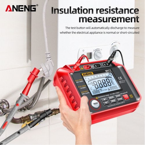 Image of ID 1352894440 ANENG MH12 Insulation Resistance Tester Shaking Table High Precision  Digital Insulation Resistance Meter Voltage Meter