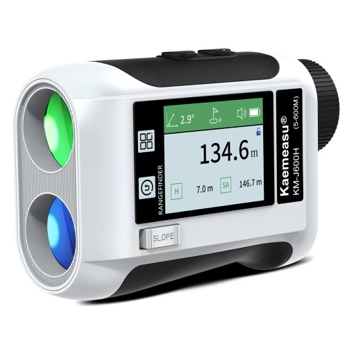 Image of ID 1352894667 600M/800M/1200M/1500M Golf Rangefinder Distance Meter with LCD Touch Screen 65X Magnification USB Rechargeable Range Finder with Speaker Slope Function Flagpole Locking