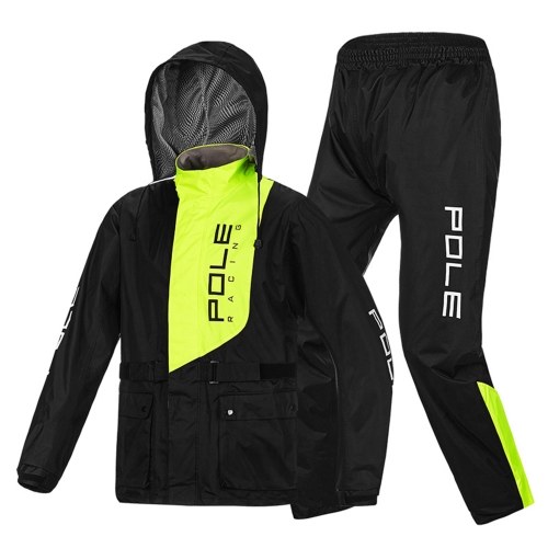 Image of ID 1352894791 POLE-RACING Men Waterproof Breathable Rain Suit Rain Jacket and Pants Suit for Motorcycle Golfing Cycling Fishing Hiking