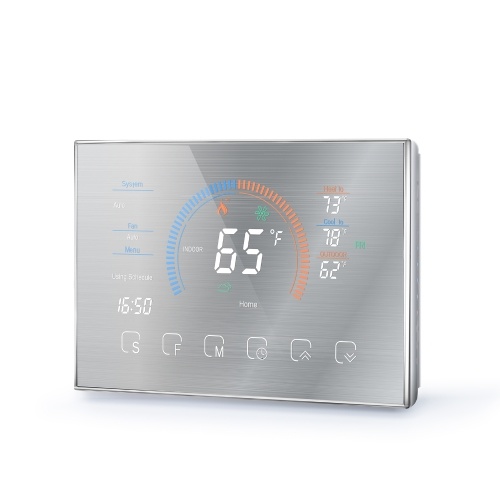 Image of ID 1352894910 WiFi Smart Heat Pump Room Thermostat Temperature Controller 48 Inch Color LCD Screen Programmable Touch Control (Without WiFi)