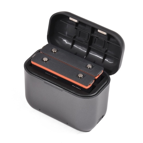 Image of ID 1352895341 Battery Charger with 2 Battery Channels Charging Box with USB Port Pocket Charging Case with 1800mAh Batteries Compatible with Insta360 X3