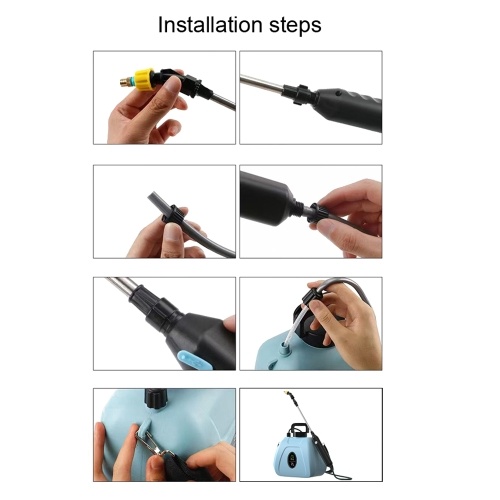 Image of ID 1352895473 7L Rechargeable Shouldered Sprinkler Handheld Electric Sprayer Agriculture Tools Watering Can Atomizing Watering Bottle Water Sprayer Garden Plants Sprayer