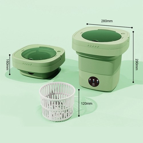 Image of ID 1352895476 Portable Washing Machine for Underwear Baby Clothes 65L Foldable Small Washer Deep Cleaning for Dorm Camping Travel