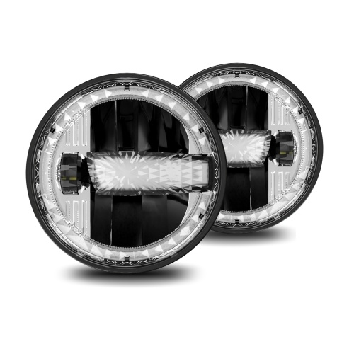 Image of ID 1352895934 7 Inch Car LED Headlights with High/ Low Beam DRL Turn Signal Light 6000K/3000K 300W Waterproof Round Headlights