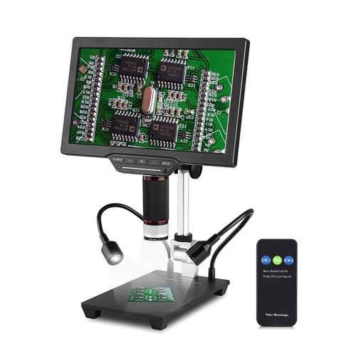 Image of ID 1352896161 101-inch LCD USB Digital Microscope 1080P Coin Microscope 1-1600X 16MP Touch-control Lightness with Remote Control