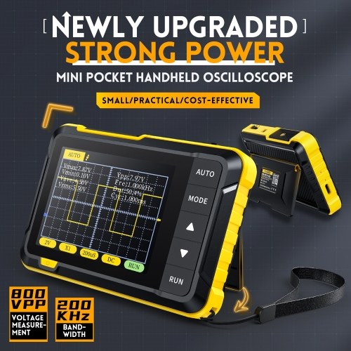 Image of ID 1352896204 Handheld Digital Oscilloscope Portable 400V Voltage Measurement 200KHz Bandwidth 25MS/s Real-time Sampling Rate 28inch Screen Multifunctional Oscilloscope Instrument (High Configuration)