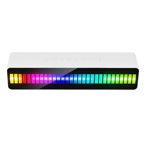 Image of ID 1352897300 M8 LED Beads Rhythm Light BT Speaker with Dual Horns Colorful Sound-sensitive Music Atmosphere Light Sound Box