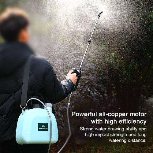 Image of ID 1352897343 Electric Gardening Watering Device Flowers Water Spraying Machine 320-560mm Telescopic Rod Length Adjustable 5L 8L Capacity Optional