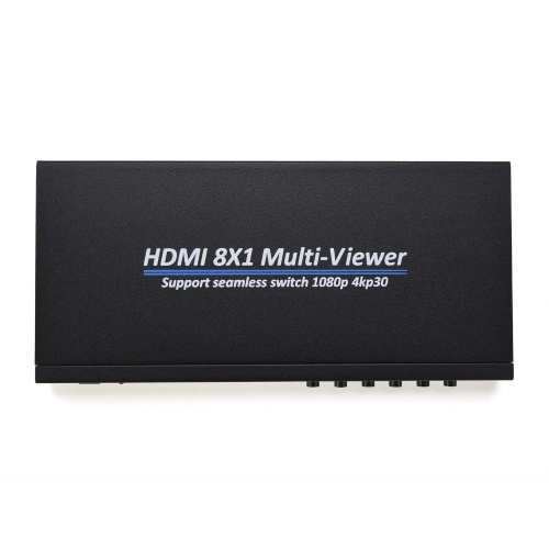 Image of ID 1352897446 8x1 HDMI 4K Quad Multi-viewer Screen Divider 8 Screen Splitter with Seamless Switching
