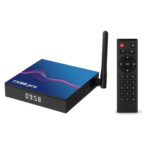 Image of ID 1352897682 T98 pro Android 120 Smart TV Box Allwinner H618 Quad-core 4K Media Player AV1 H265 VP9 Decording 24G&5G Dual Band WiFi BT50 Digital Display with Remote Control