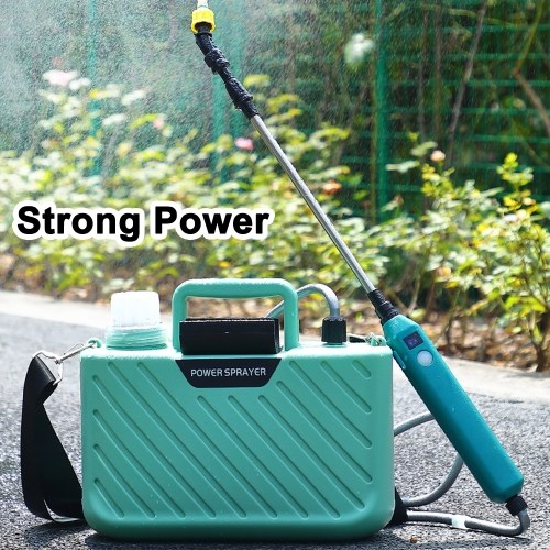 Image of ID 1352897943 Shoulder Type Electric Gardening Sprinkler Garden Plants Watering Device Flowers Spraying Machine Telescopic Rod Length Adjustable Multifunctional Agriculture Tool