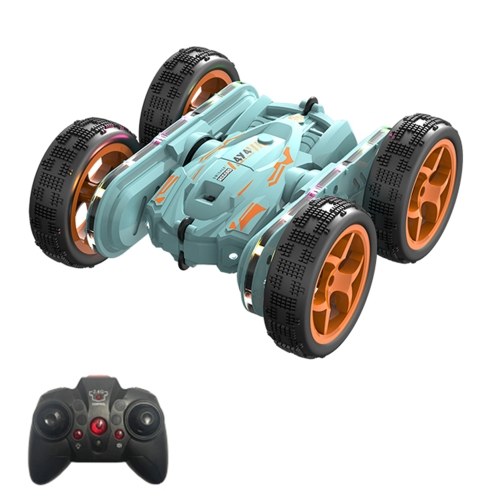 Image of ID 1352898326 24G Double-Sided Remote Control Stunt Car 4WD Car Toy with Built-In Music Cool 3D Light