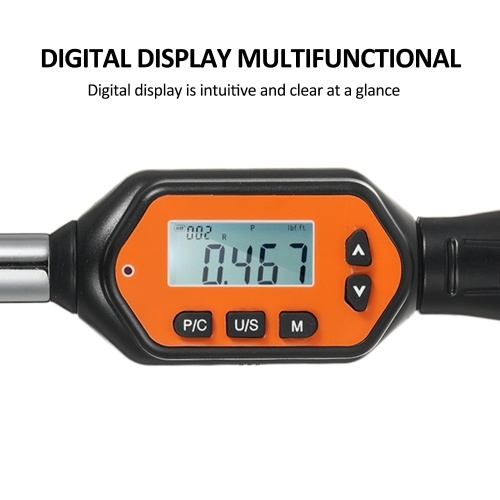 Image of ID 1356258466 EWM-R-100 1/2'' Drive Mini Digital Torque Wrench Handheld Portable Digital Torque Wrench Large Screen with Backlight Sound LED Alarm Real-time Peak Preset Mode 3 Measuring Modes Four Units Switchable Multifunctional Practical Torque Wrench (