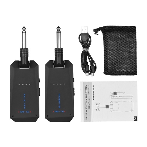 Image of ID 1356258565 AM-5G Wireless 58G Guitar System Rechargeable Audio Transmitter and Receiver