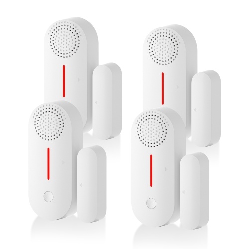 Image of ID 1360780685 Door Window Alarm Home Security Wireless Magnetic Sensor Anti-Theft Alarm Sound and Light WiFi Smart Voice Tuya APP Control Easy Installation for Home Garage Apartment Door Alarm Security System