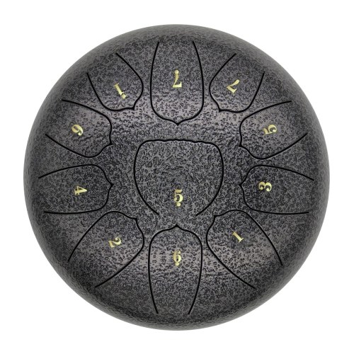 Image of ID 1360780832 6 Inch Steel Tongue Drum 11 Notes Handpan Drum with Drum Mallet Finger Picks