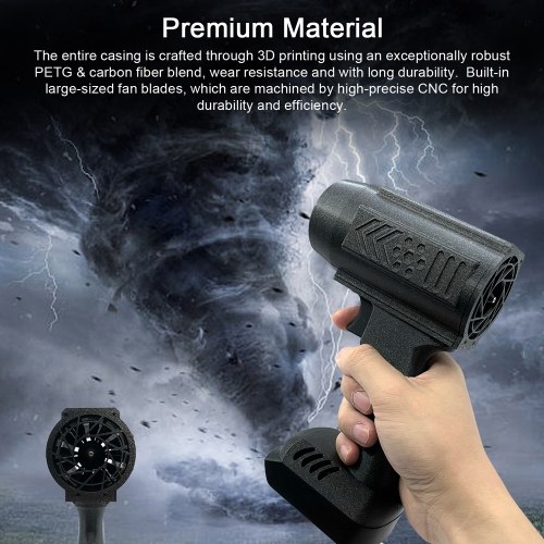 Image of ID 1360780997 Handheld Ducted Turbofan 50mm Brushless Motor Jet Fan  1000g Thrust Car Washer High Power Dust Blower Keyboard Cleaning Tool Compatible with Makita 18V 20V Batteries