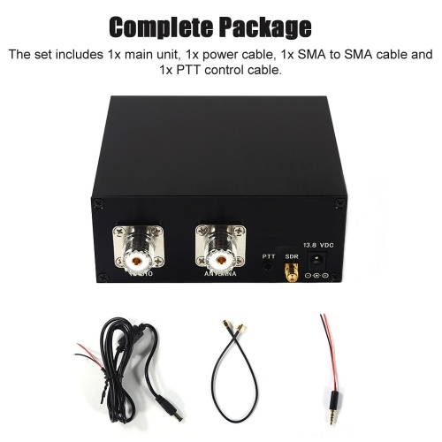 Image of ID 1360781142 160MHz 100W Antenna Sharer SDR Transceiver TR Switch Aluminum Alloy Box Device