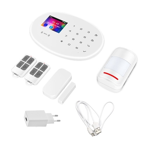 Image of ID 1360781308 4G and WiFi Anti Theft Alarm System TFT Color Screen GSM Alarm Tuya APP Remote Indoor Wireless Intelligent Security Alarm