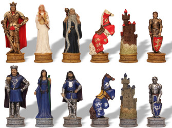 Image of ID 1370398683 Legend of King Arthur Hand Painted Theme Chess Set